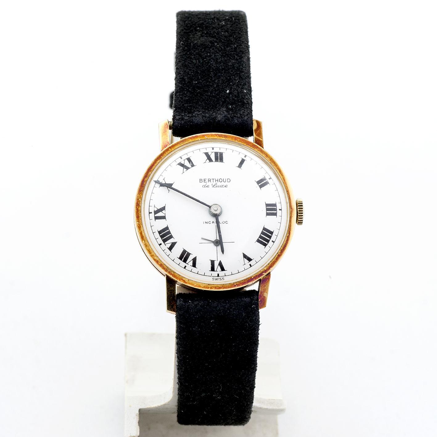 BERTHOUD de Luxe. Reloj de pulsera unisex. Oro 18k. Suiza, Ca. 1950. BERTHOUD de Luxe. Reloj de pulsera unisex. Oro 18k. Suiza, Ca. 1950.