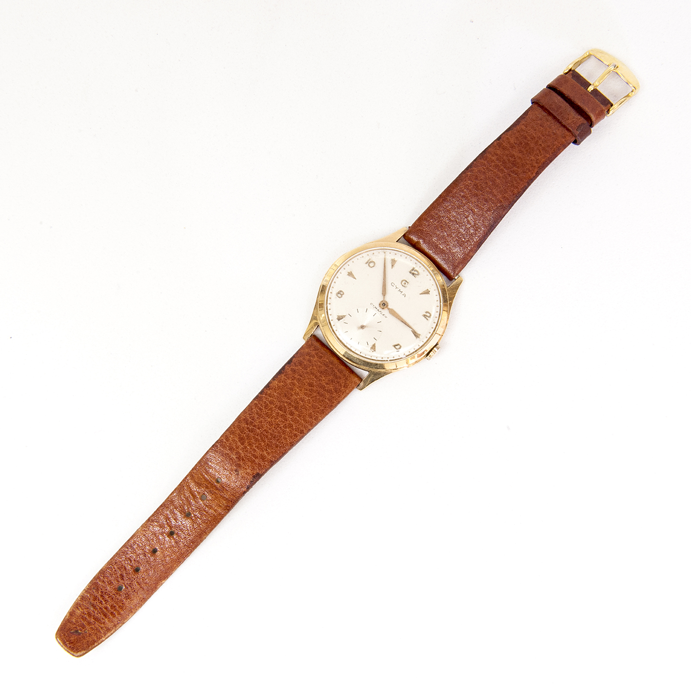 CYMA modelo CYMAFLEX. Reloj de pulsera para caballero. Oro 18k. Suiza, ca. 1940. CYMA modelo CYMAFLEX. Reloj de pulsera para caballero. Oro 18k. Suiza, ca. 1940.