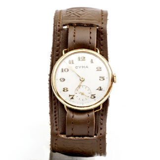 CYMA. Reloj de pulsera unisex. Oro 18k. Suiza, ca. 1950.