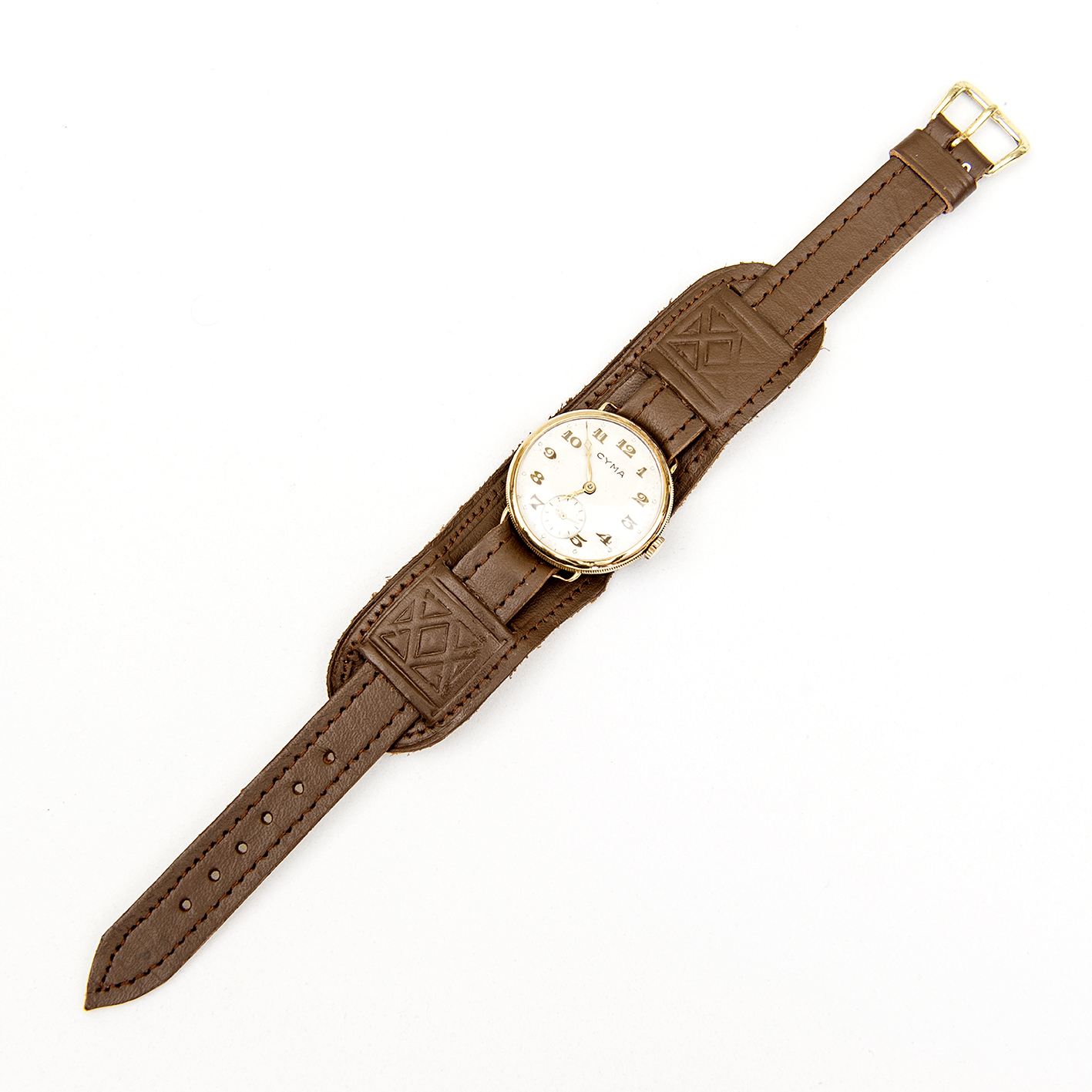 CYMA. Reloj de pulsera unisex. Oro 18k. Suiza, ca. 1950. CYMA. Reloj de pulsera unisex. Oro 18k. Suiza, ca. 1950.
