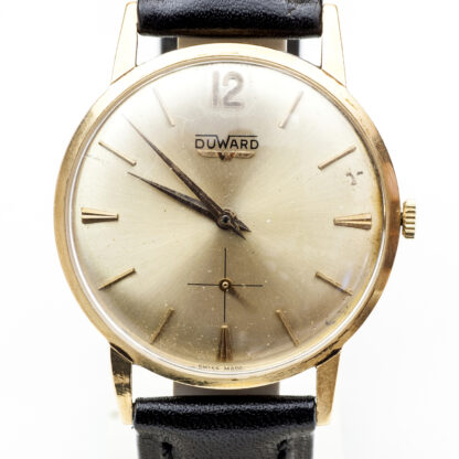 DUWARD. Men's wristwatch. 18k gold. Switzerland, ca. 1950.