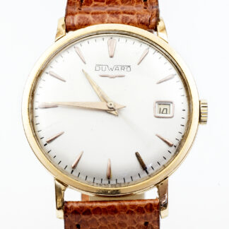 DUWARD SuperAutomatic. Reloj de pulsera para caballero. Oro 18k. Suiza, ca. 1970.