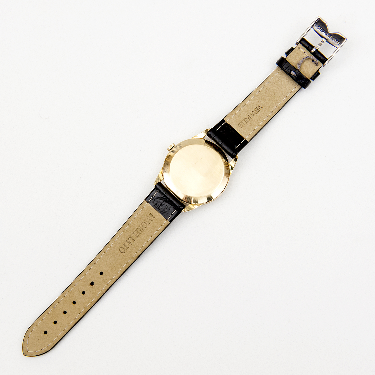 GIRARD PERREGAUX Incabloc. Reloj de pulsera de caballero. Oro 18k. Suiza, ca. 1960 GIRARD PERREGAUX Incabloc. Reloj de pulsera de caballero. Oro 18k. Suiza, ca. 1960