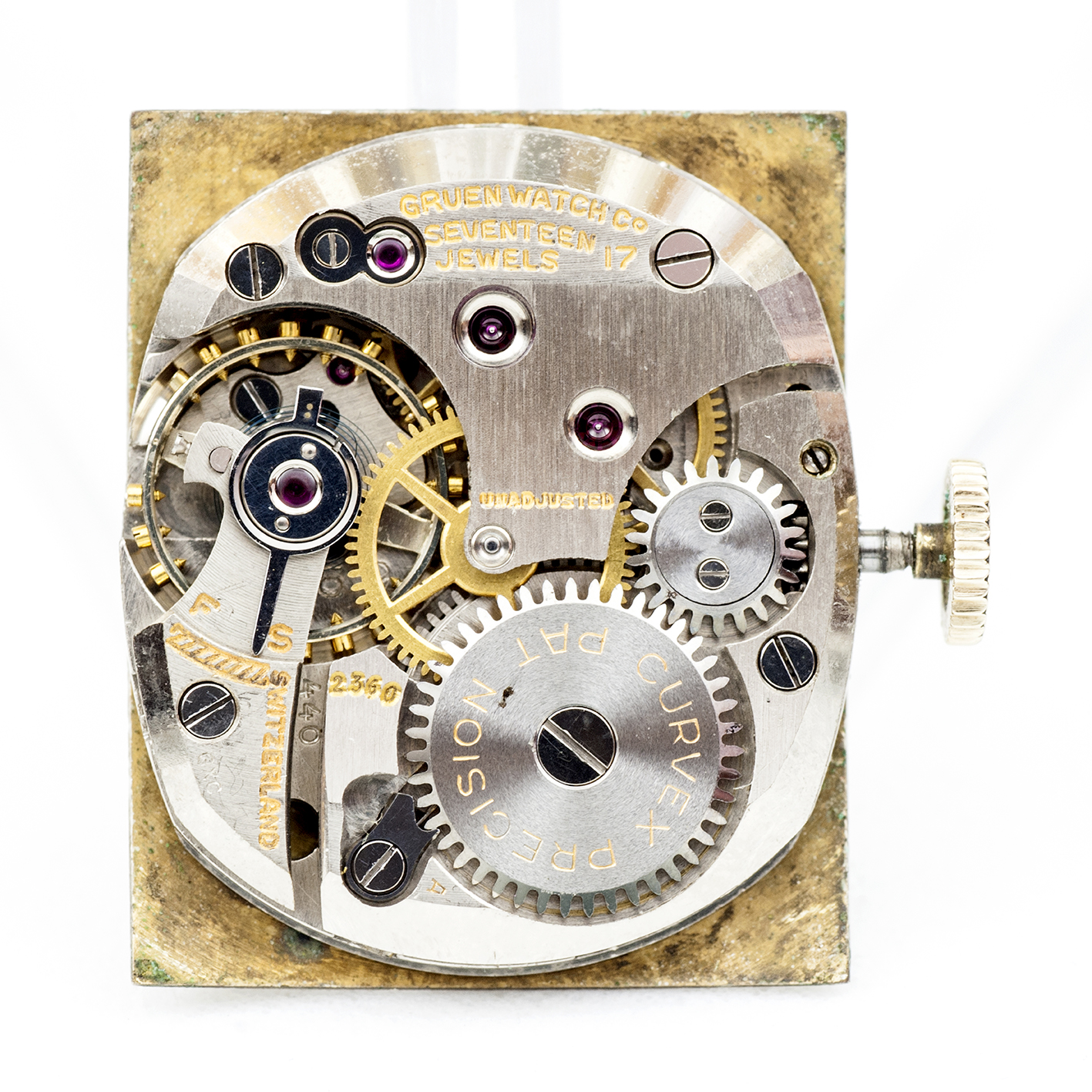 GRUEN CORVEX. Reloj de pulsera unisex. Oro 14k. Suiza, 1941. GRUEN CORVEX. Reloj de pulsera unisex. Oro 14k. Suiza, 1941.