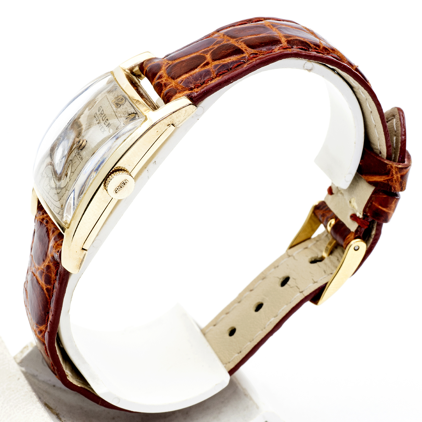 GRUEN CORVEX. Reloj de pulsera unisex. Oro 14k. Suiza, 1941. GRUEN CORVEX. Reloj de pulsera unisex. Oro 14k. Suiza, 1941.