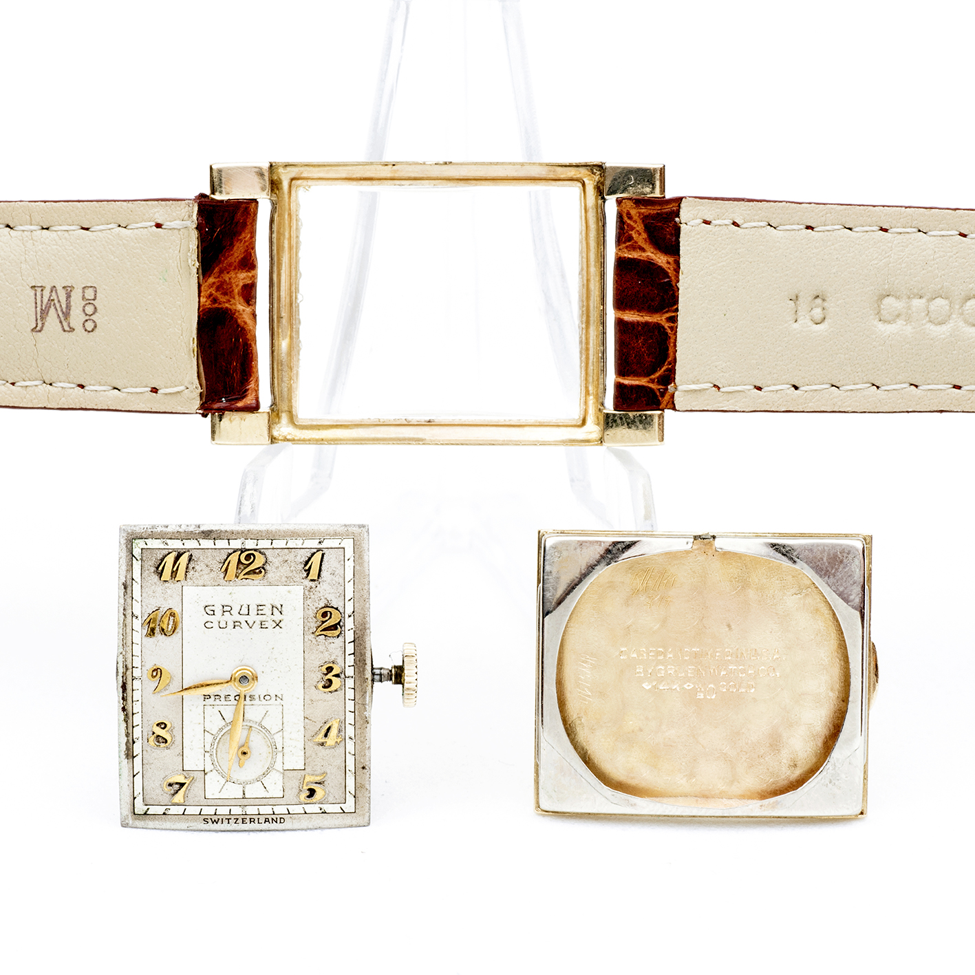 GRUEN CORVEX. Reloj de pulsera unisex. Oro 14k. Suiza, 1941. GRUEN CORVEX. Reloj de pulsera unisex. Oro 14k. Suiza, 1941.