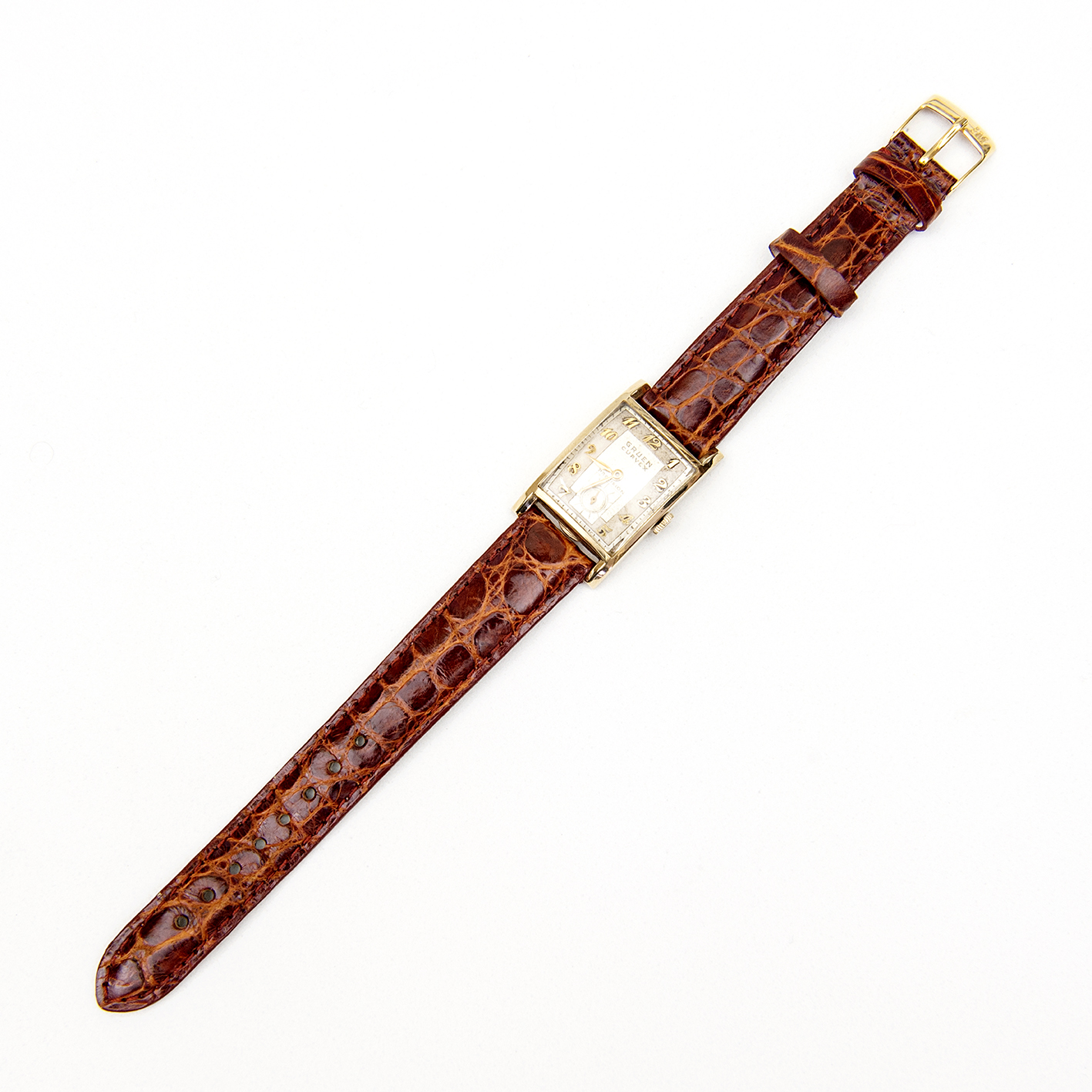 GRUEN CORVEX. Reloj de pulsera unisex. Oro 14k. Suiza, 1941. GRUEN CORVEX. Reloj de pulsera unisex. Oro 14k. Suiza, 1941.