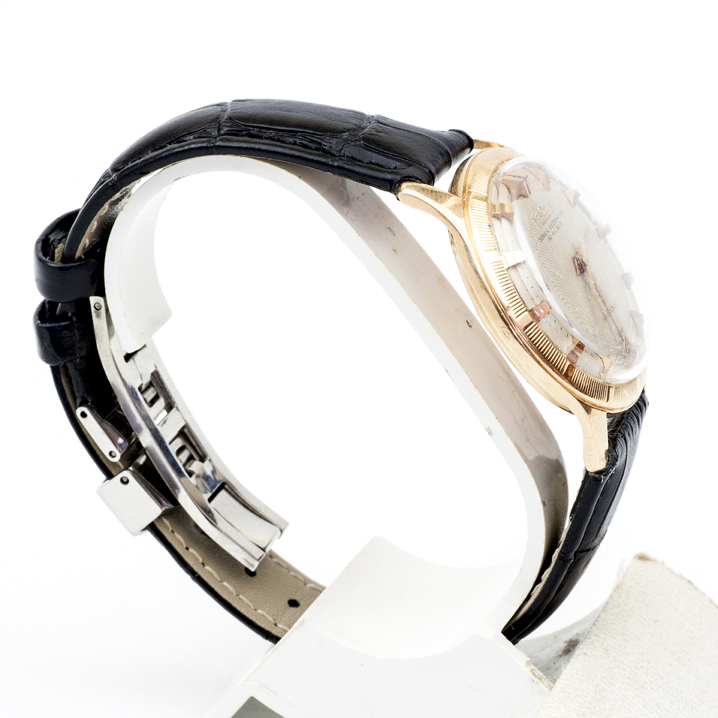 HERODIA AUTOMATIC. Reloj de pulsera de caballero. Oro 18k. Suiza, ca. 1955 HERODIA AUTOMATIC. Reloj de pulsera de caballero. Oro 18k. Suiza, ca. 1955