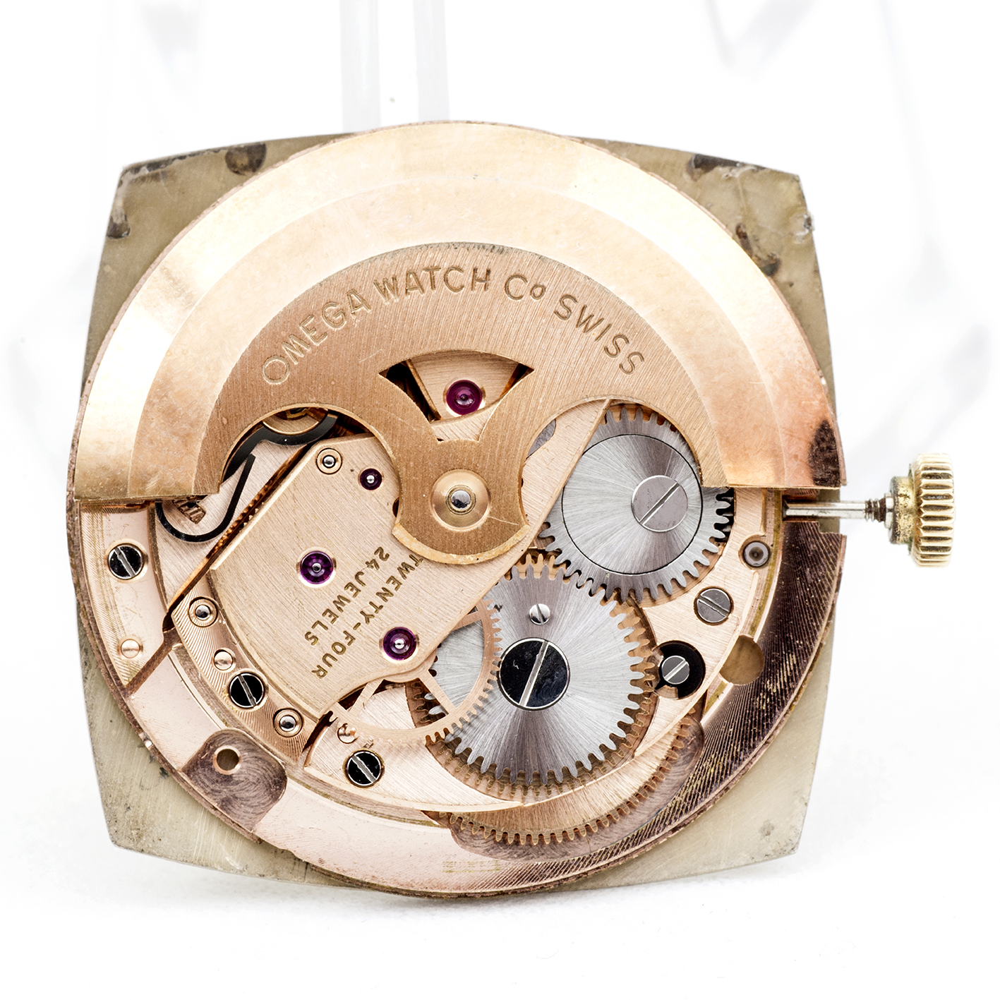 OMEGA AUTOMATIC. Reloj de pulsera de caballero. Oro 18k. Suiza, año 1965. OMEGA AUTOMATIC. Reloj de pulsera de caballero. Oro 18k. Suiza, año 1965.
