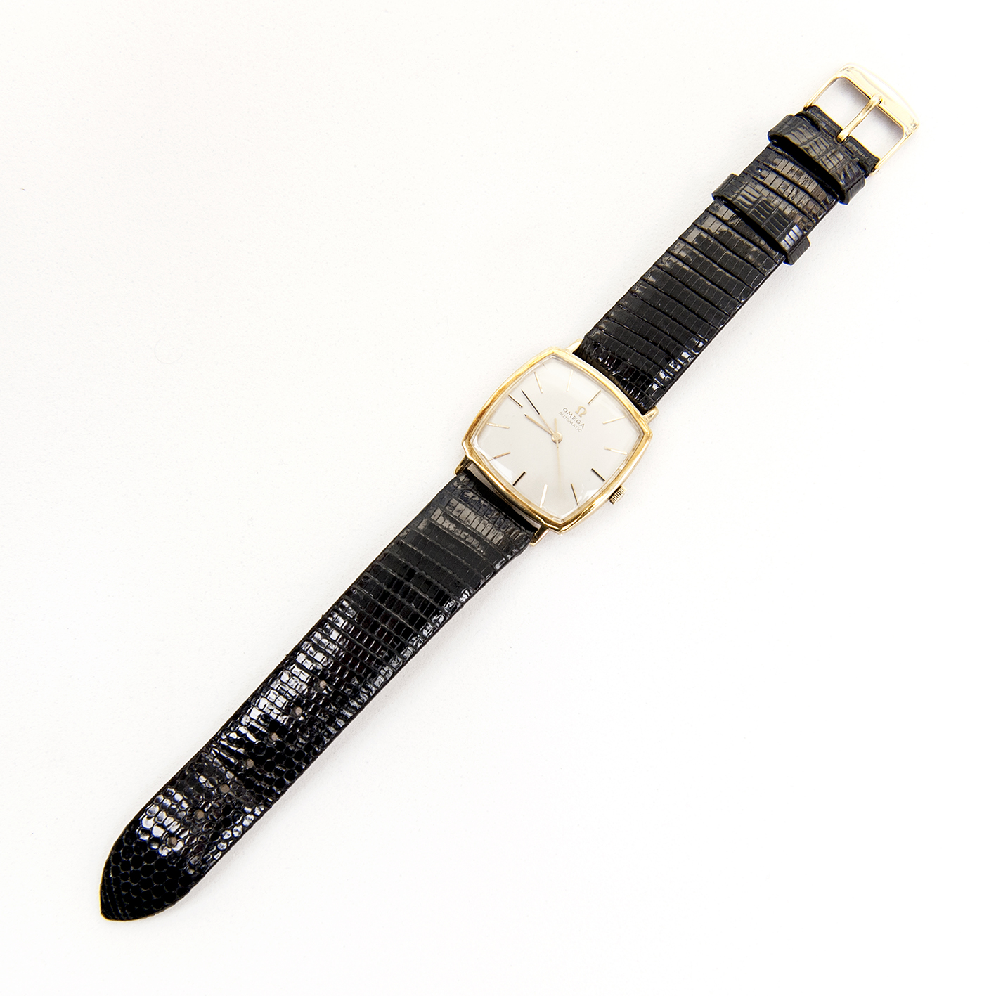 OMEGA AUTOMATIC. Reloj de pulsera de caballero. Oro 18k. Suiza, año 1965. OMEGA AUTOMATIC. Reloj de pulsera de caballero. Oro 18k. Suiza, año 1965.