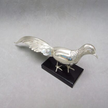 Bird made in Sterling Silver, on a base. Spain, 20th century