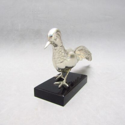 Bird made in Sterling Silver, on a base. Spain, 20th century