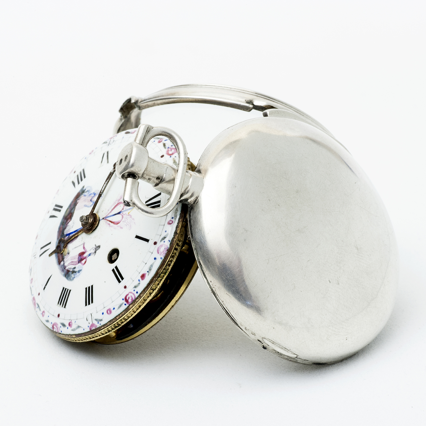 Reloj francés de Bolsillo para caballero, lepine, Verge Fusee. Plata. Ca. 1820. Reloj francés de Bolsillo para caballero, lepine, Verge Fusee. Plata. Ca. 1820.