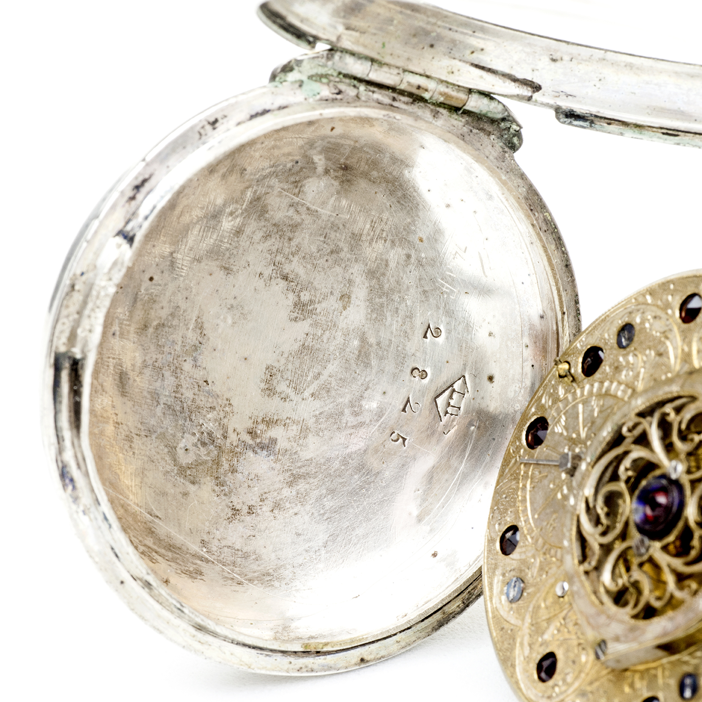 Reloj francés de Bolsillo para caballero, lepine, Verge Fusee. Plata. Ca. 1820. Reloj francés de Bolsillo para caballero, lepine, Verge Fusee. Plata. Ca. 1820.