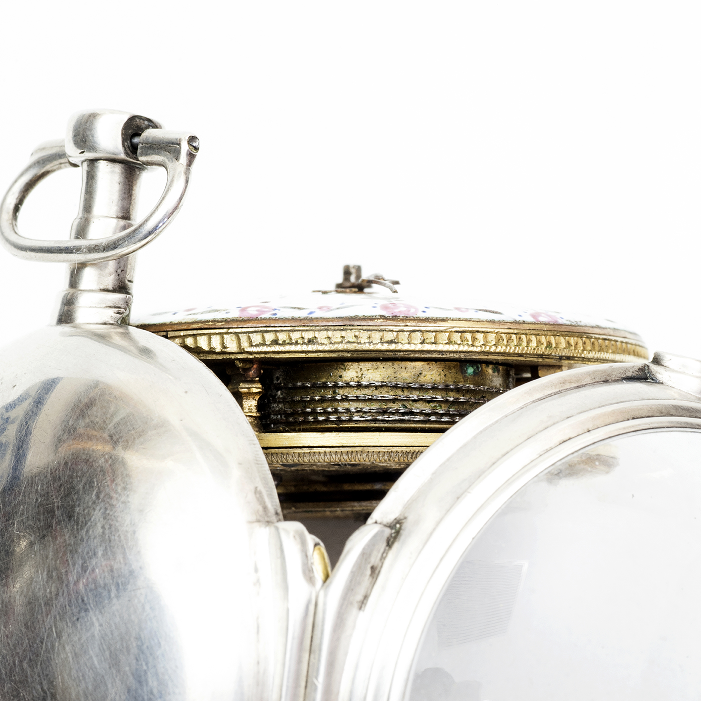 Reloj francés de Bolsillo para caballero, lepine, Verge Fusee. Plata. Ca. 1820. Reloj francés de Bolsillo para caballero, lepine, Verge Fusee. Plata. Ca. 1820.