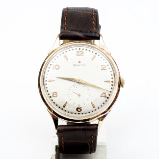 ZENITH. Reloj de pulsera para caballero. Oro 18k. Suiza, ca. 1945.