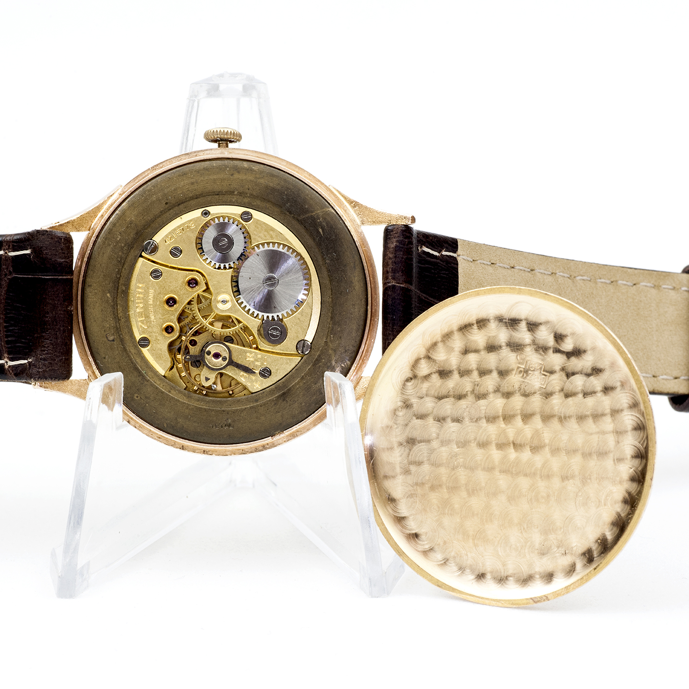 ZENITH. Reloj de pulsera para caballero. Oro 18k. Suiza, ca. 1945. ZENITH. Reloj de pulsera para caballero. Oro 18k. Suiza, ca. 1945.