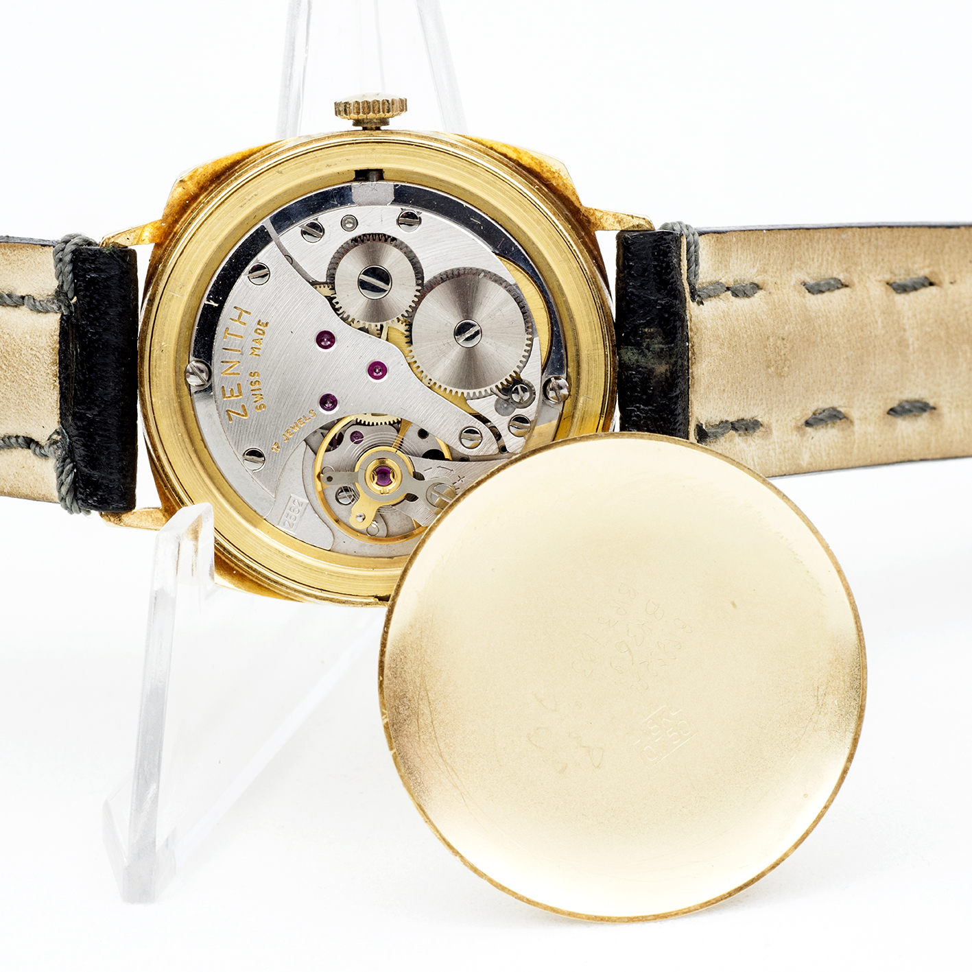 ZENITH STELLINA. Reloj de pulsera para caballero. Oro 18k. Suiza, ca. 1970. ZENITH STELLINA. Reloj de pulsera para caballero. Oro 18k. Suiza, ca. 1970.
