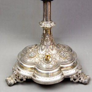 LUCIE GOLDSTEIN. Magnífica custodia en Plata de Ley. Francia, finales S. XIX.
