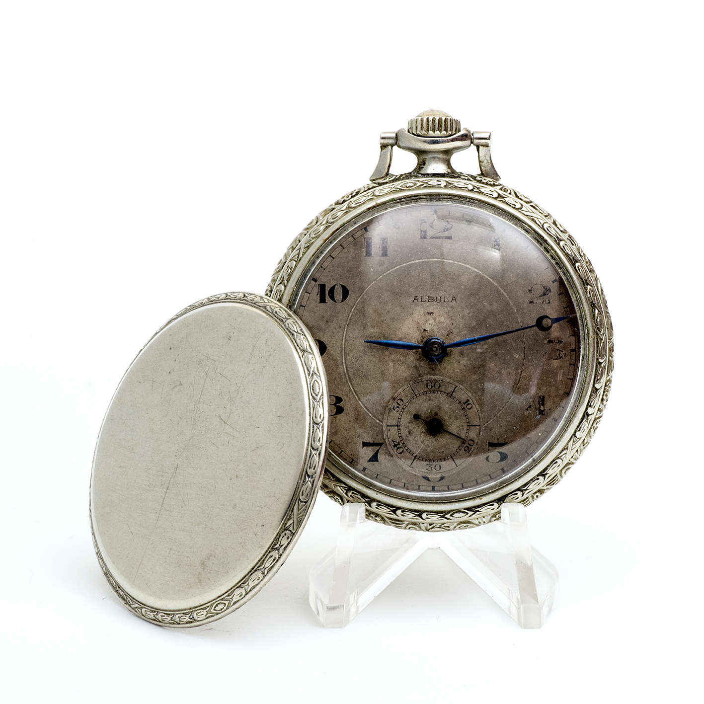 ALBULA. Reloj de Bolsillo, lepine y remontoir. Suiza, ca. 1900. ALBULA. Reloj de Bolsillo, lepine y remontoir. Suiza, ca. 1900.