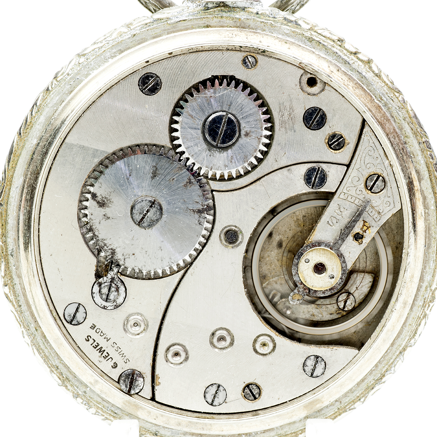 Reloj de Bolsillo, lepine y remontoir. Suiza, ca. 1900. Reloj de Bolsillo, lepine y remontoir. Suiza, ca. 1900.