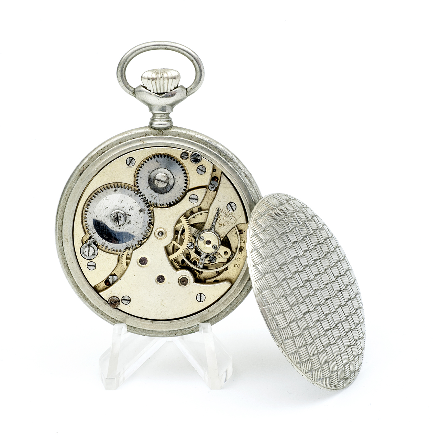 Reloj de Bolsillo, lepine y remontoir. Suiza, ca. 1900. Reloj de Bolsillo, lepine y remontoir. Suiza, ca. 1900.
