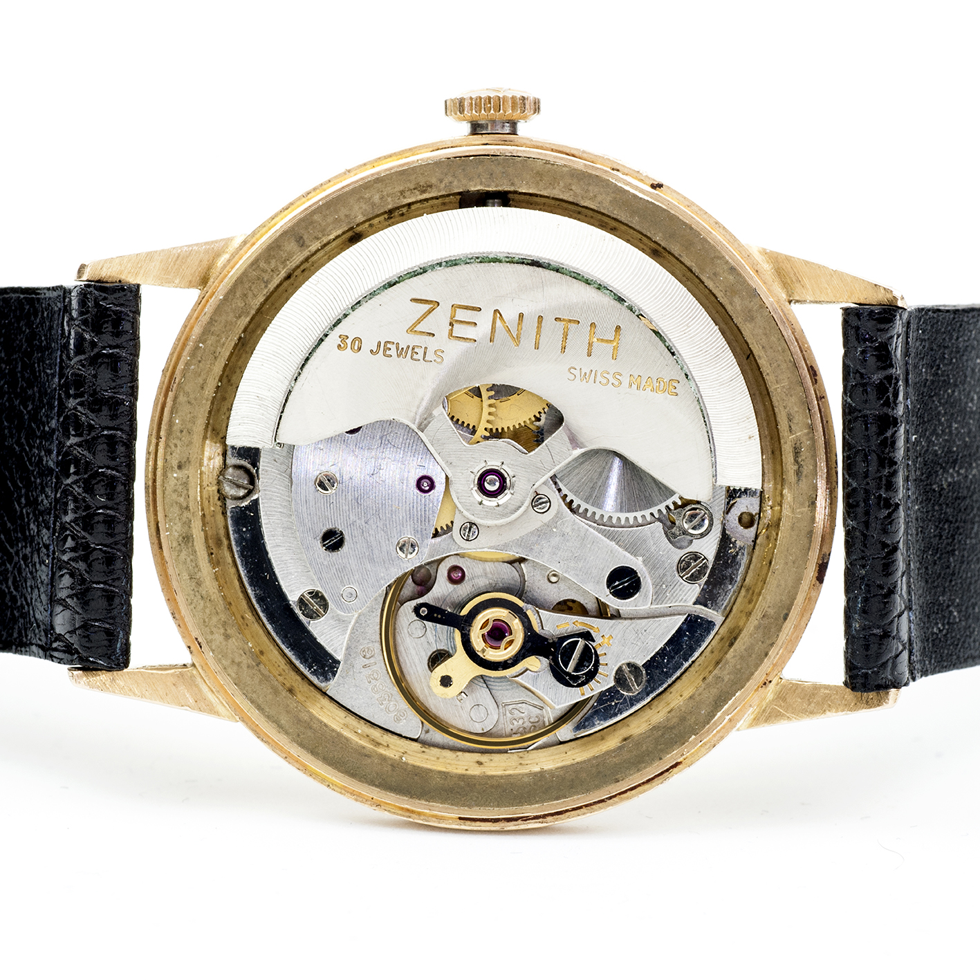 ZENITH AUTOMATIC. Reloj de pulsera para caballero. Oro 18k. Suiza, ca. 1960. ZENITH AUTOMATIC. Reloj de pulsera para caballero. Oro 18k. Suiza, ca. 1960.