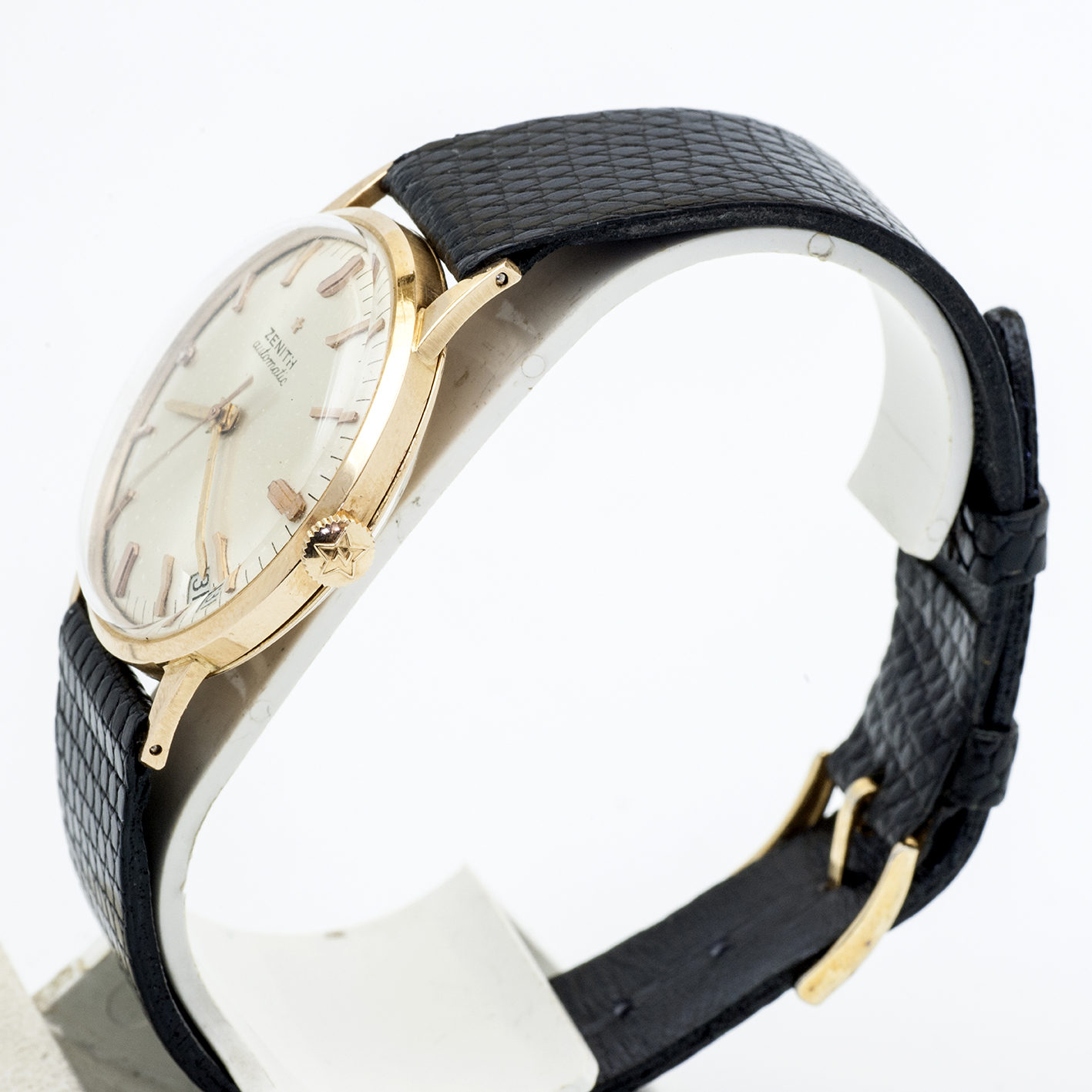ZENITH AUTOMATIC. Reloj de pulsera para caballero. Oro 18k. Suiza, ca. 1960. ZENITH AUTOMATIC. Reloj de pulsera para caballero. Oro 18k. Suiza, ca. 1960.