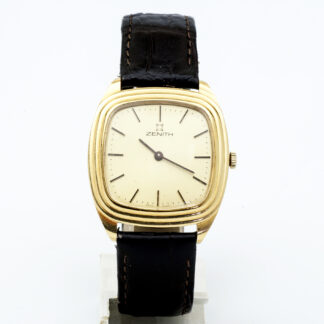 ZENITH. Men's wristwatch. 18k gold. Switzerland, ca. 1970.