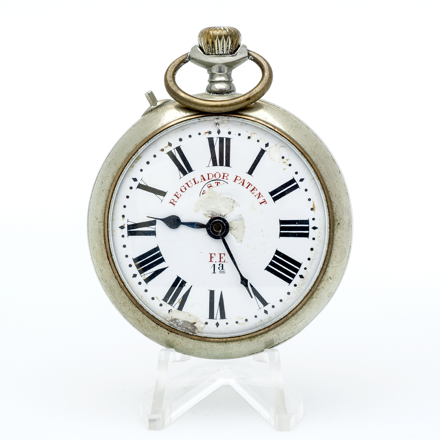 A. ROSSKOPF & co. PATENT FE 1ª. Reloj de bolsillo, lepine y remontoir. Suiza, ca.1900. A. ROSSKOPF & co. PATENT FE 1ª. Reloj de bolsillo, lepine y remontoir. Suiza, ca.1900.