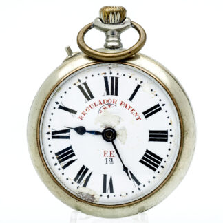 A. ROSSKOPF & co. PATENT FE 1ª. Reloj de bolsillo, lepine y remontoir. Suiza, ca.1900.