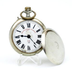 A. ROSSKOPF & co. PATENT FE 1ª. Reloj de bolsillo, lepine y remontoir. Suiza, ca.1900.