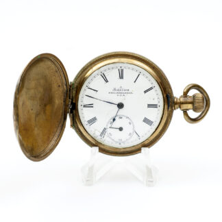 AMERICA. Reloj de bolsillo, saboneta y remontoir. USA, ca. 1925