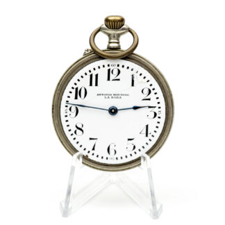 ANTONIO MONTERO (La Roda, Albacete). Reloj de bolsillo, lepine y remontoir. Suiza, ca. 1930
