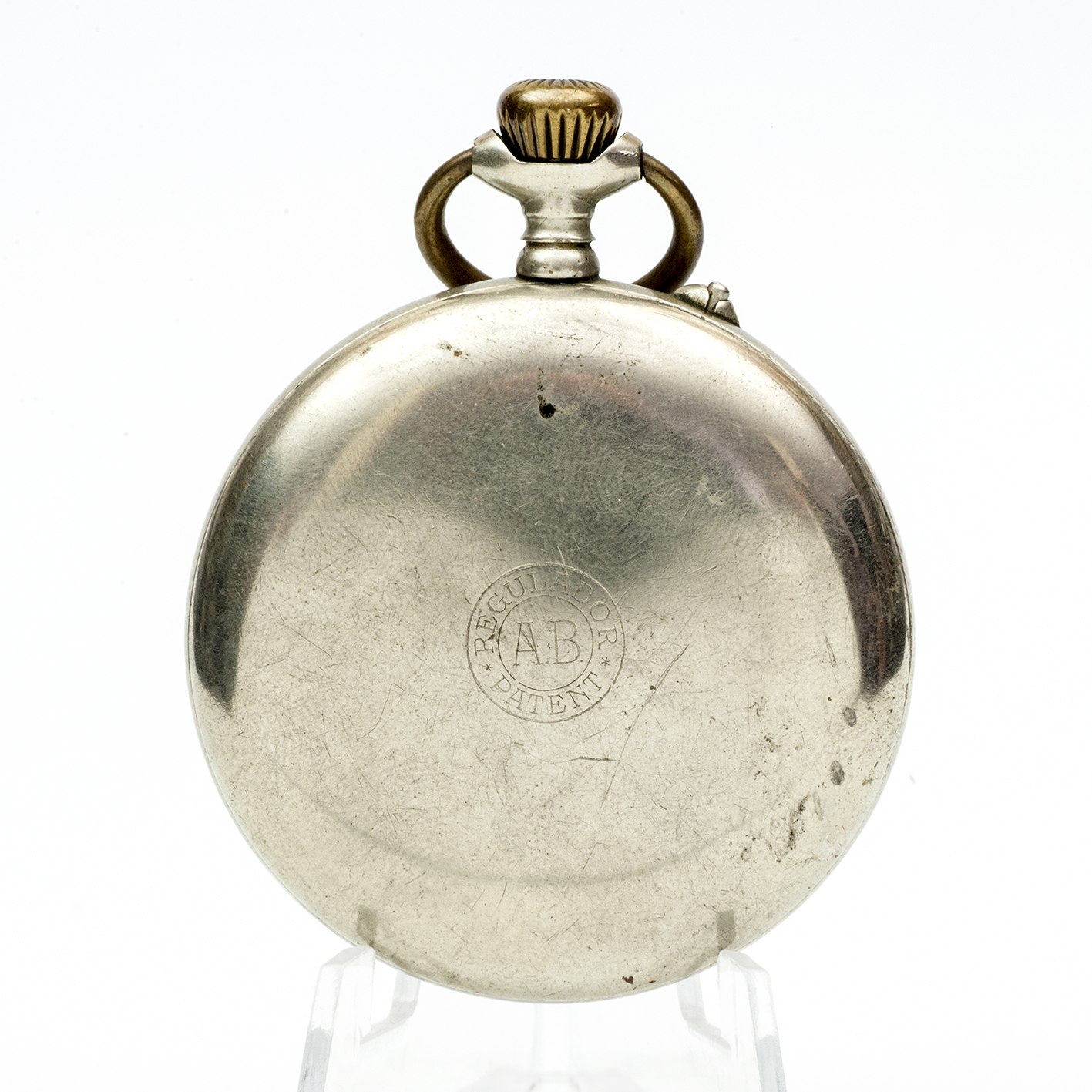 ANTONIO MONTERO (La Roda, Albacete). Reloj de bolsillo, lepine y remontoir. Suiza, ca. 1930 ANTONIO MONTERO (La Roda, Albacete). Reloj de bolsillo, lepine y remontoir. Suiza, ca. 1930