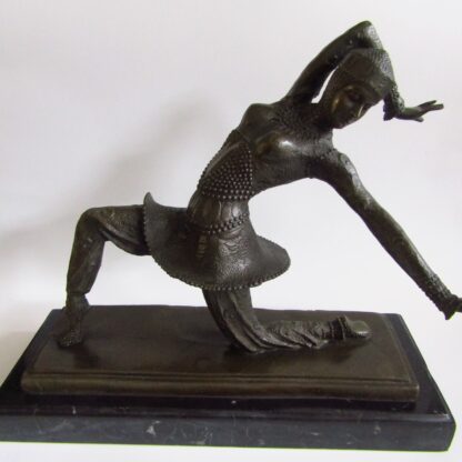 Attributed to DH CHIPARUS. (1886-1947) BRONZE SCULPTURE.