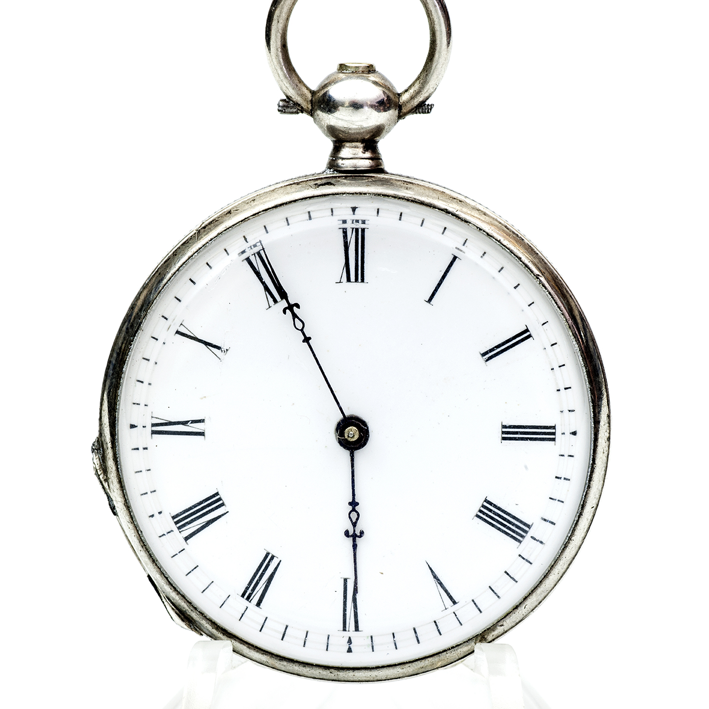 FG. Reloj de colgar lepine. Plata. Suiza, ca. 1900. FG. Reloj de colgar lepine. Plata. Suiza, ca. 1900.