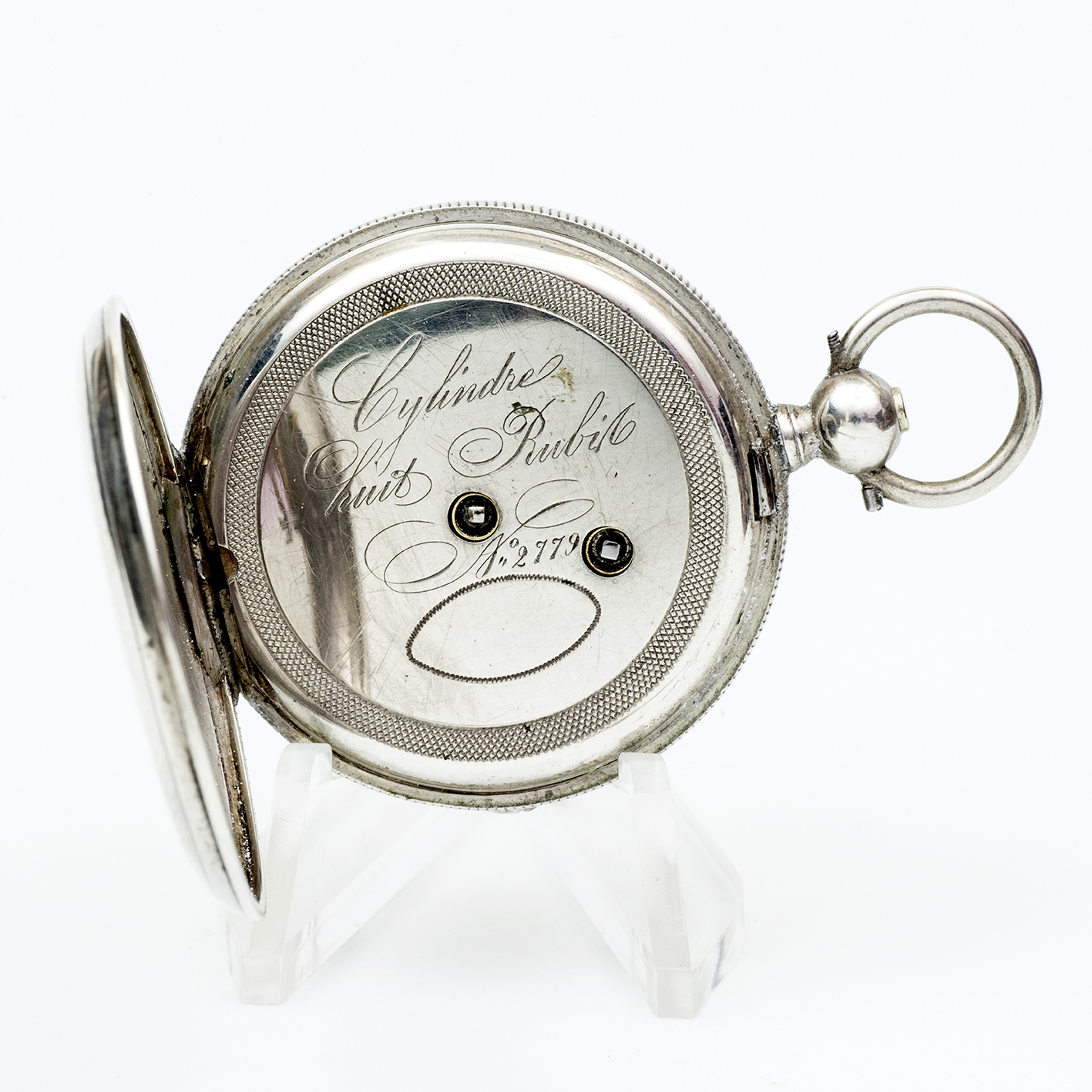 FG. Reloj de colgar lepine. Plata. Suiza, ca. 1900. FG. Reloj de colgar lepine. Plata. Suiza, ca. 1900.