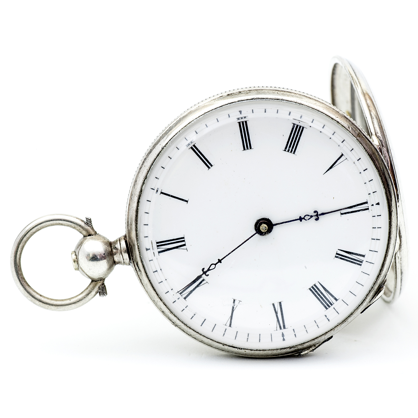 FG. Reloj de colgar lepine. Plata. Suiza, ca. 1900. FG. Reloj de colgar lepine. Plata. Suiza, ca. 1900.