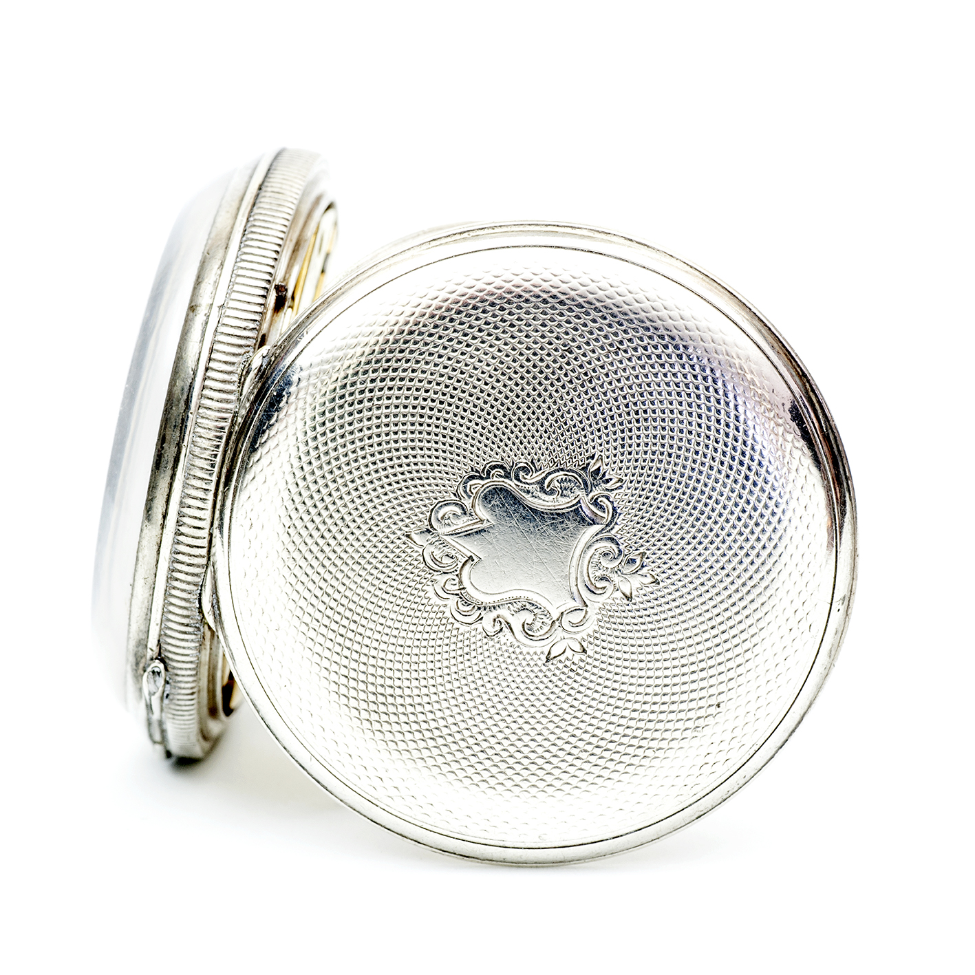 FG. Reloj de colgar lepine. Plata. Suiza, ca. 1900. FG. Reloj de colgar lepine. Plata. Suiza, ca. 1900.