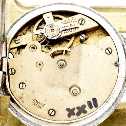 GEORGE STOCKWELL. Reloj de colgar lepine y remontoir. Plata. Londres, 1916.