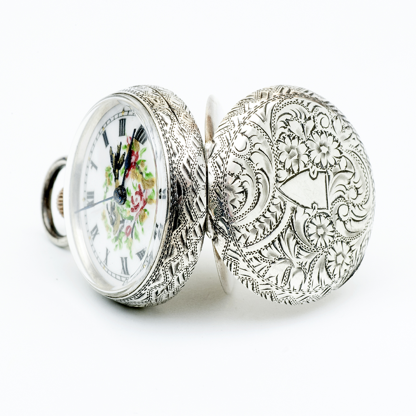 GEORGE STOCKWELL. Reloj de colgar lepine y remontoir. Plata. Londres, 1916. GEORGE STOCKWELL. Reloj de colgar lepine y remontoir. Plata. Londres, 1916.