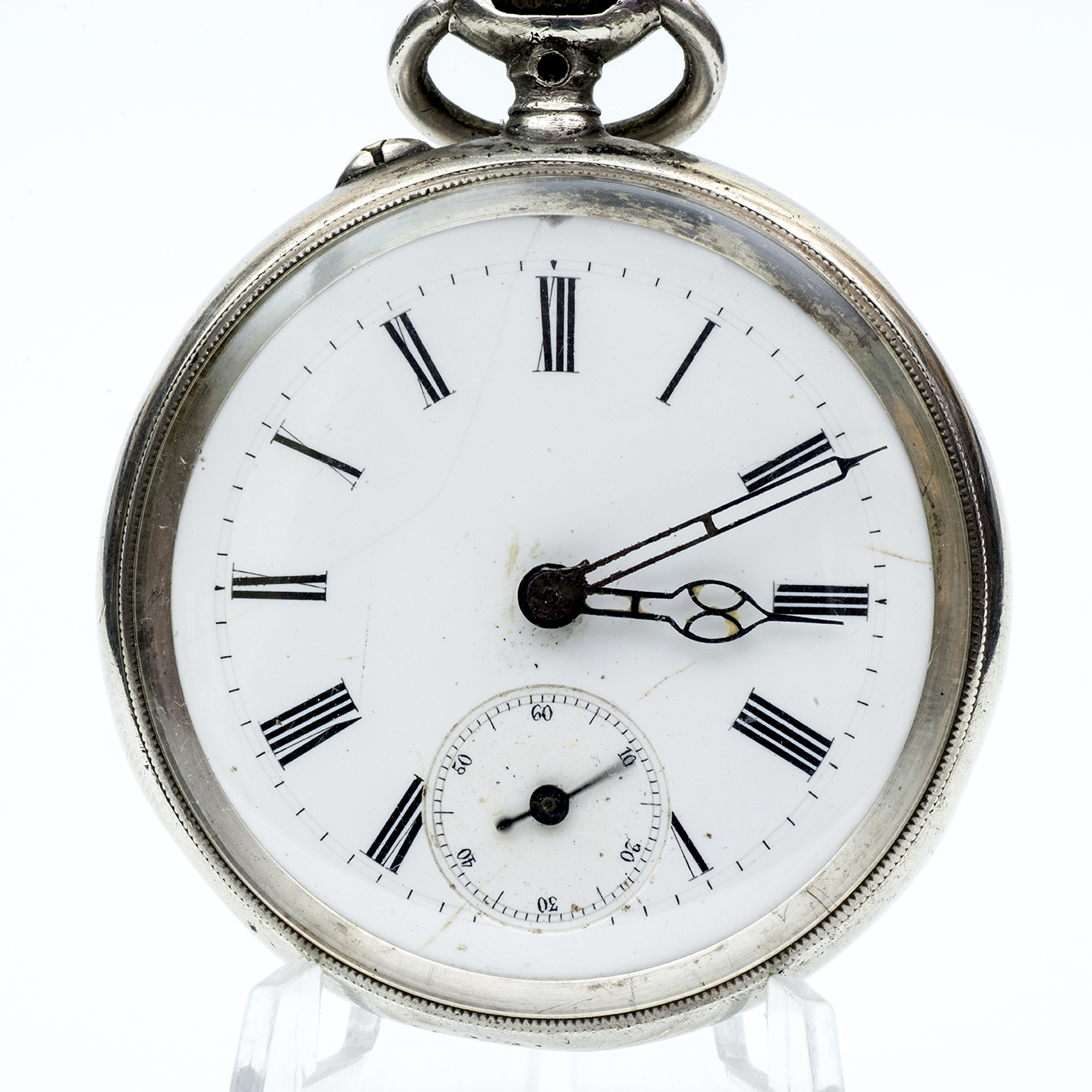 Reloj de Bolsillo, lepine y remontoir. Plata. Alemania, ca. 1890. Reloj de Bolsillo, lepine y remontoir. Plata. Alemania, ca. 1890.