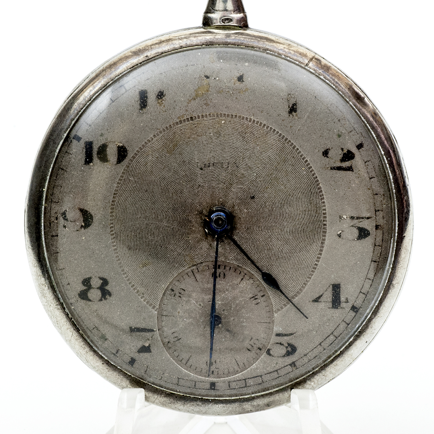 Reloj Suizo de bolsillo, lepine y remontoir. Plata. Suiza, ca. 1940 Reloj Suizo de bolsillo, lepine y remontoir. Plata. Suiza, ca. 1940