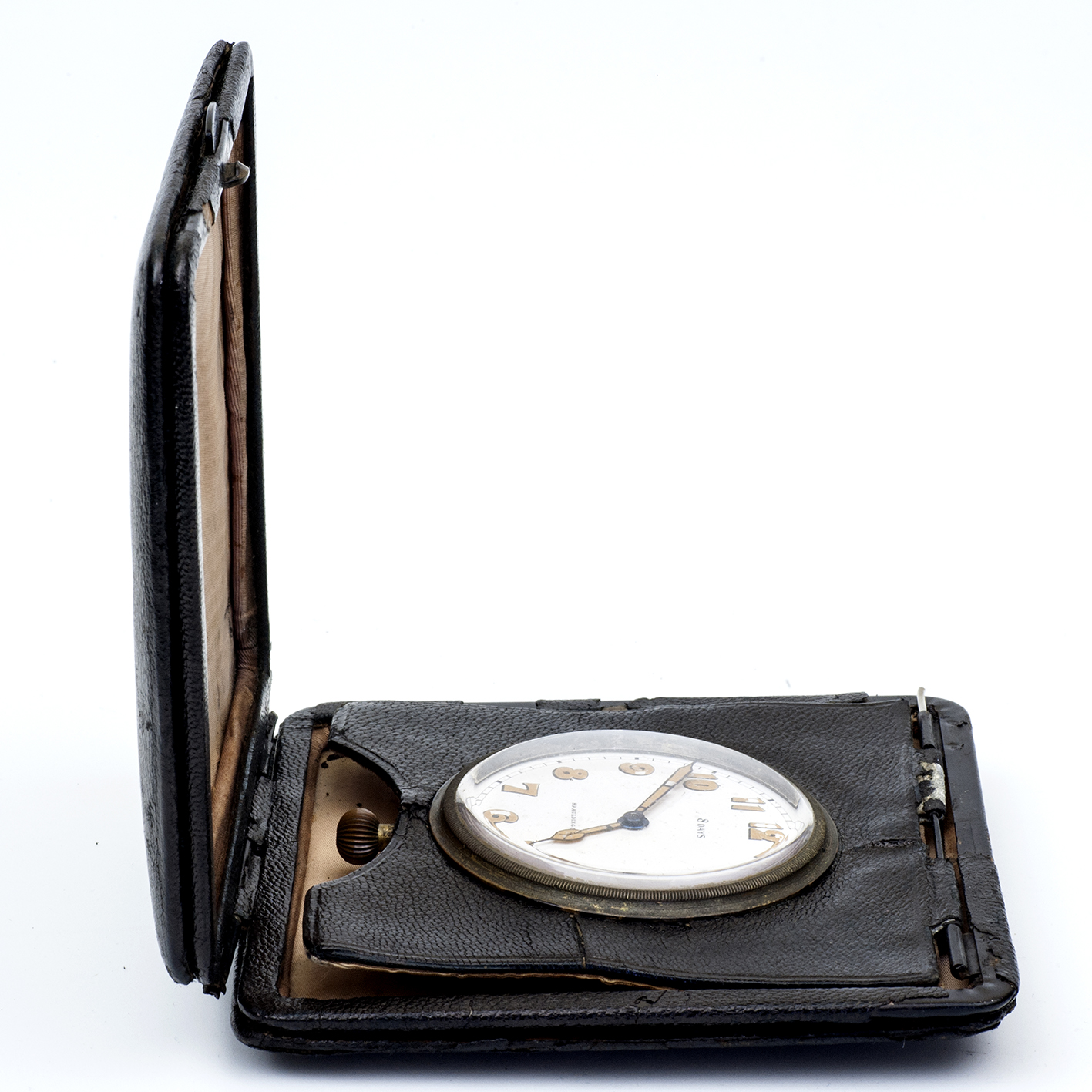 SPAULDING & Co. Reloj suizo de bolsillo-sobremesa, ocho días cuerda, lepine y remontoir. Suiza, ca. 1900 SPAULDING & Co. Reloj suizo de bolsillo-sobremesa, ocho días cuerda, lepine y remontoir. Suiza, ca. 1900