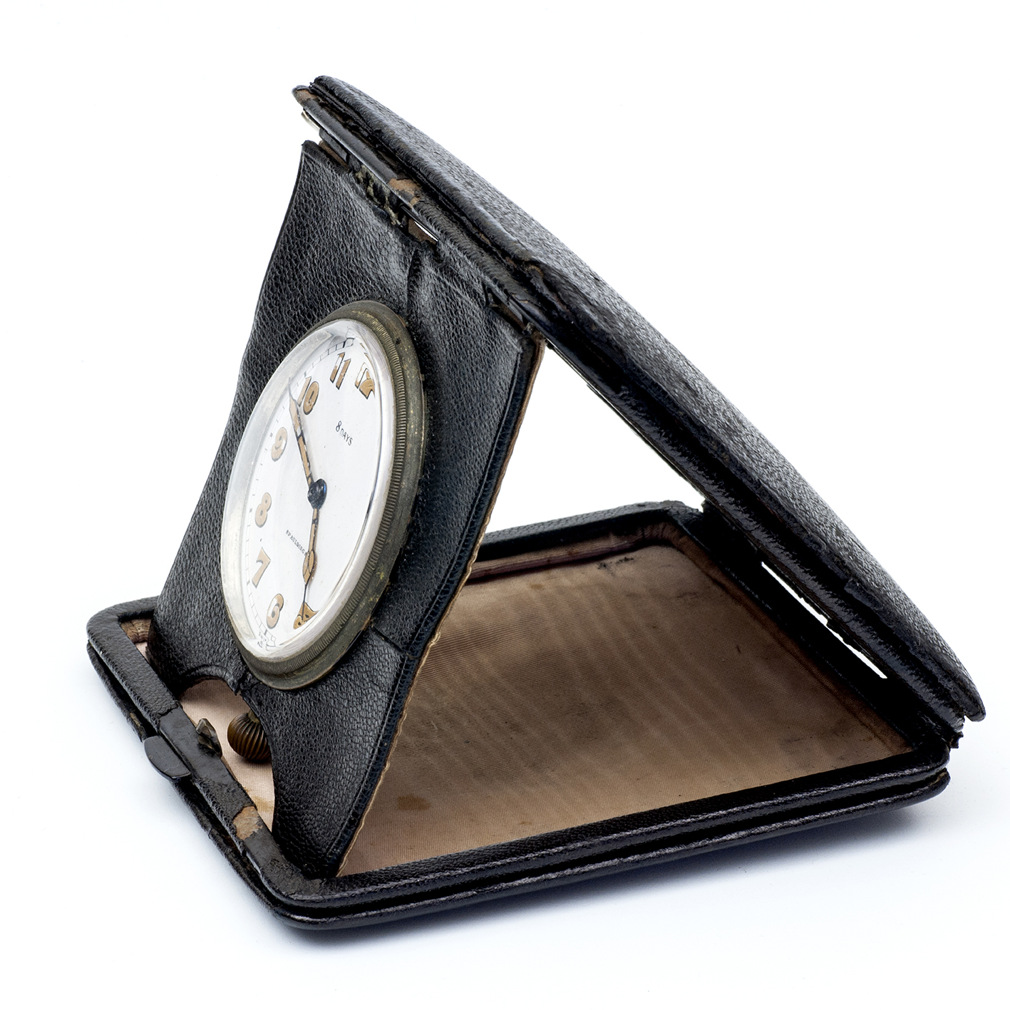 SPAULDING & Co. Reloj suizo de bolsillo-sobremesa, ocho días cuerda, lepine y remontoir. Suiza, ca. 1900 SPAULDING & Co. Reloj suizo de bolsillo-sobremesa, ocho días cuerda, lepine y remontoir. Suiza, ca. 1900