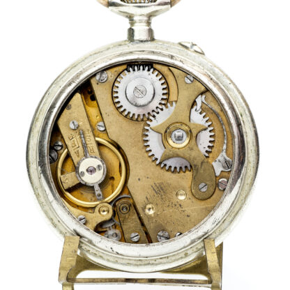 SYSTEM ROSKOPF. Reloj de bolsillo, lepine y remontoir. Suiza, ca. 1940.