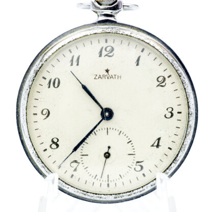 ZARVATH. Reloj de bolsillo, lepine y remontoir. Italia, Suiza, ca. 1960