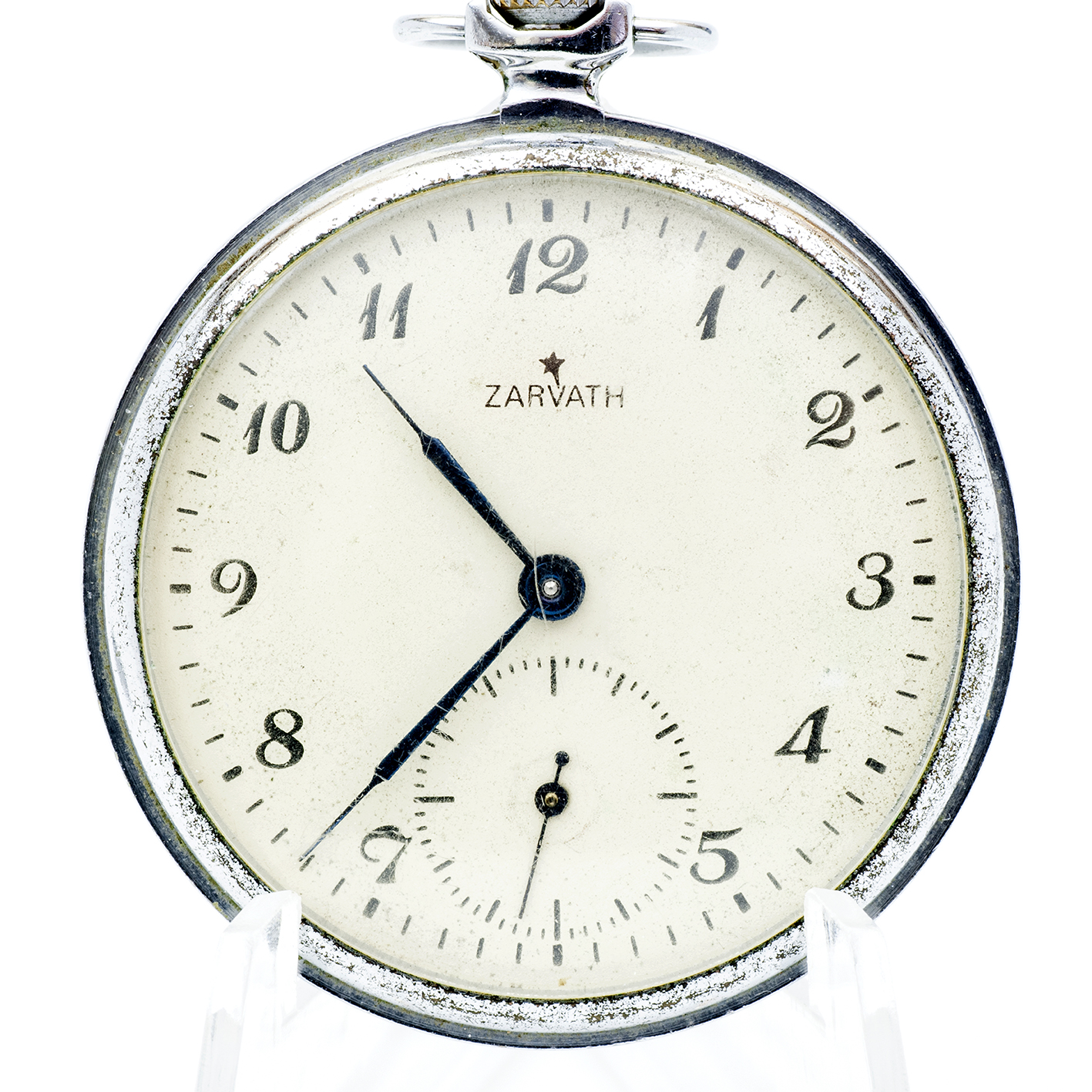 ZARVATH. Reloj de bolsillo, lepine y remontoir. Italia, Suiza, ca. 1960 ZARVATH. Reloj de bolsillo, lepine y remontoir. Italia, Suiza, ca. 1960