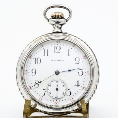 AMERICAN WALTHAM WATCH CO.(USA). Reloj de Bolsillo, Lepine y remontoir. Plata. USA, año 1914.